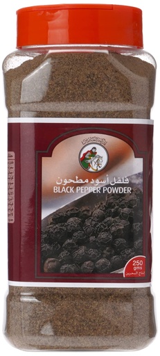 [611106] Al Fares Black Pepper Powder Btl 250g