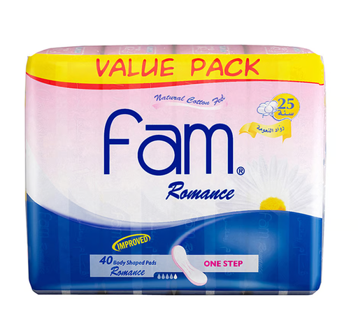 [611401] Fam Romance Natural Cotton Feel Maxi Thick Non-Wings Super Sanitary 40pcs