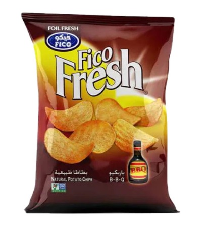 [613961] Fico Fresh Potato Chips Barbeque 14g