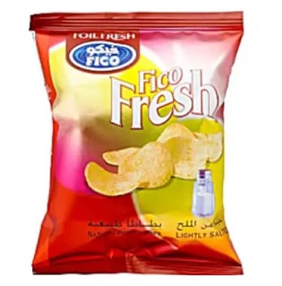 [614192] Fico Fresh Potato Chips Light Salt 14g