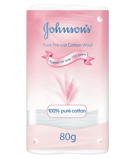 [615728] Johnson's Cotton Wool 80G