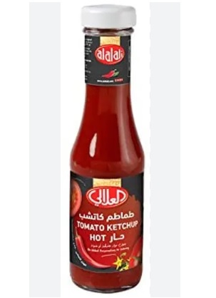 [618091] Al Alali Hot Ketchup Glass Btl 340g