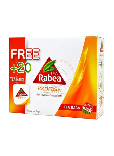 [619394] Rabea Express Tea Bag 2g 100+20 Free