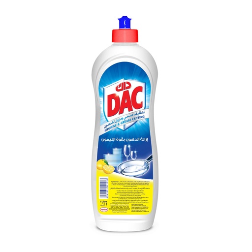 [619419] Dac Dishwashing Lemon 1Ltr