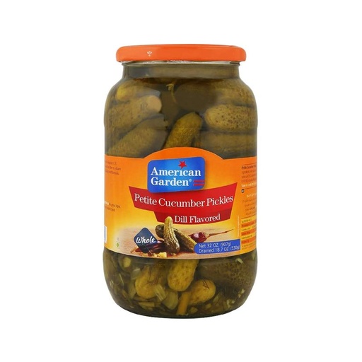 [619621] American Garden Whole Dill Pickles 907 g