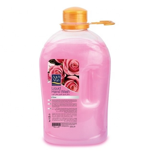 [619933] Aqua Vera Hand Wash Rose 2.5 Ltr