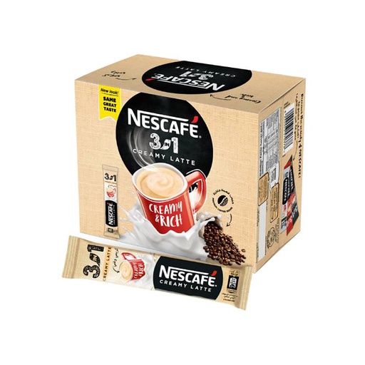 [621457] Nescafe 3in1 Creamy Latte Instant Coffee 20*22.4g