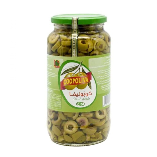 [622018] Coopoliva Olives Green Slice 360g