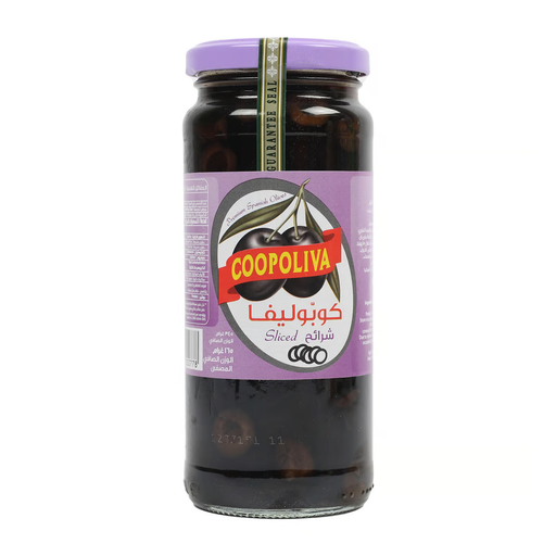 [622020] Coopoliva Olives Black Sliced 165g