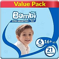 [623449] Bambi Baby Diaper Size 6 - 21 pcs