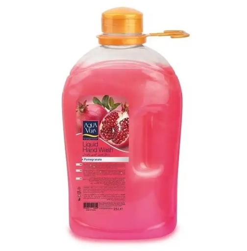 [625776] Aqua Vera Hand Wash Pomegranate 2.5 Ltr