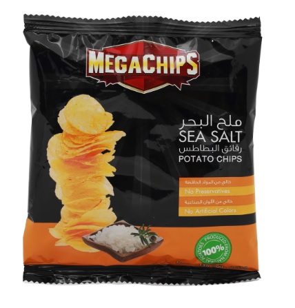 [627059] Mega Potato Chips Sea Salt 13g