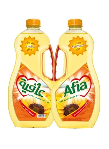 Afia Sunflower Oil 2*1.5ltr