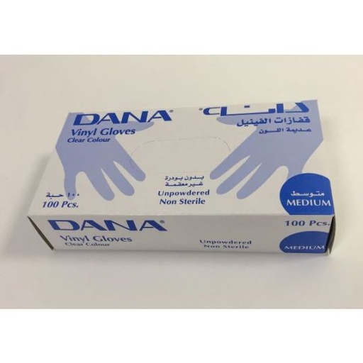 Dana Vinyl Gloves Medium 100 Pcs