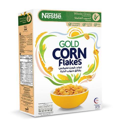 Nestle Gold Corn Flakes Breakfast Cereal 375g