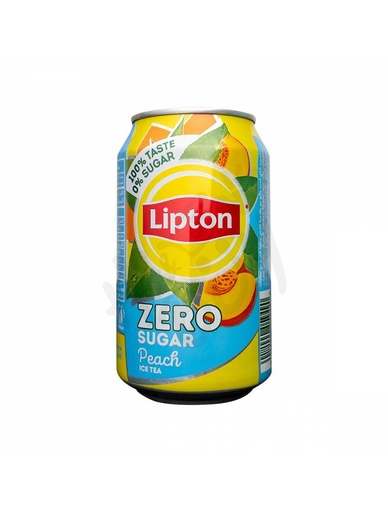LIPTON Peach flavored iced tea tastes 320ML