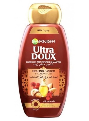 Garnier Ultra Doux Shampoo Healing Castor & Almond Oils 400ml