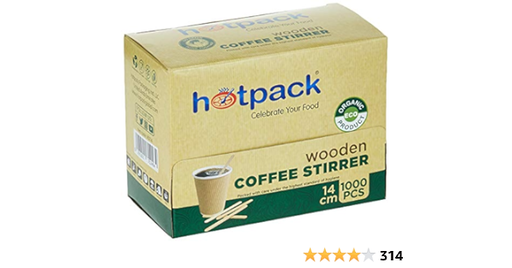 Hotpack Coffee Stirrer 1000 Pcs