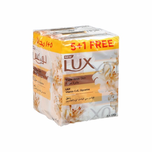 Lux Bar Flaw-Less Alur 120 g (5 + 1 Free)