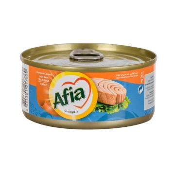 Afia Light Meat Tuna Solid in Water 160g