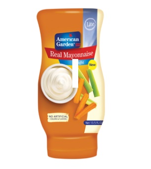 American Garden Mayonnaise Lite Sqze 14 Oz