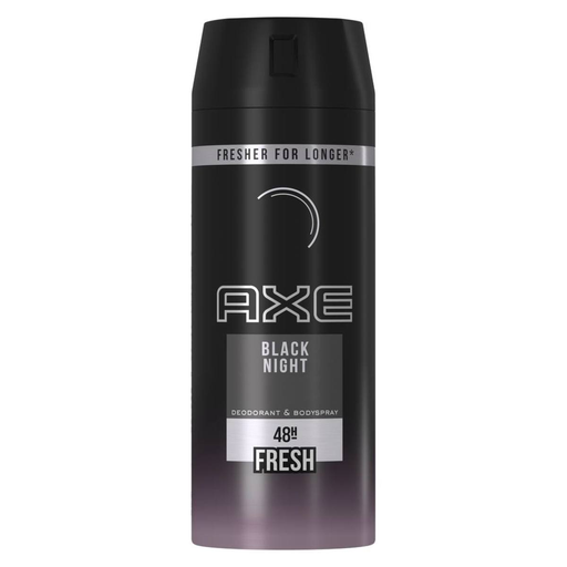 Axe Deo Black Night 48H Fresh Body Spray 150ml