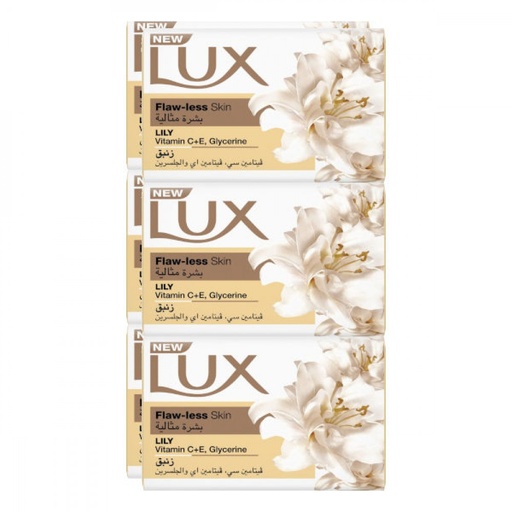Lux Flaw-less Skin Lily Bar Soap 6*75g